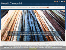Tablet Screenshot of meoniciampalini.it